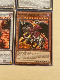 Red Dragon Archfiend Variants, Red Nova Dragon, 8 Yugioh Cards - Image 9