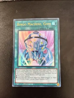 Bingo Machine Go!!! RA02-EN062 Ultra Rare Yugioh Card Mint 1st Edition - Image 1
