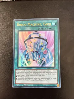 Bingo Machine Go!!! RA02-EN062 Ultra Rare Yugioh Card Mint 1st Edition - Image 3