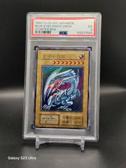 PSA 5 Yu-Gi-Oh! 1999 Blue-Eyes White Dragon Starter Box EX - Image 1