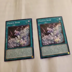 Yugioh 2x Primite Roar ROTA-EN059 Rage of the Abyss 1st Edition - Image 1