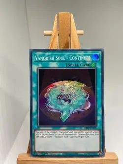 Vanquish Soul - Continue? - Super Rare 1st Edition WISU-EN025 - NM - YuGiOh - Image 1