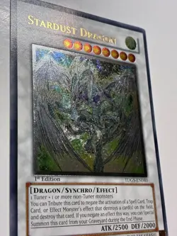 USA Seller Yugioh Stardust Dragon TDGS-EN040 Ultimate Rare 1st Edition - Image 5