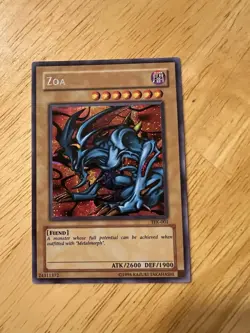 Yu-Gi-Oh! TCG Zoa TFK-001 Prismatic Secret Rare Limited Edition Holo Card - Image 2