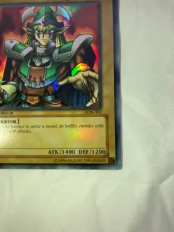 YuGiOh Celtic Guardian LOB-007 1st Edition Super Rare KONAMI Excellent #233 - Image 5