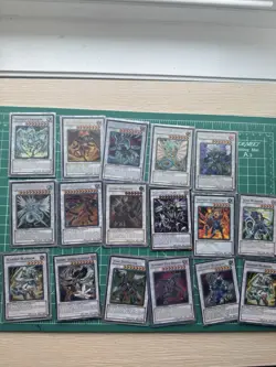 Yugioh Synchro Card Lot (17 cards) Stardust Dragon, Red Dragon Archfiend, 5ds - Image 1