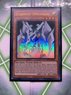 Yugioh! x1 Stardust Synchron MP22-EN119 1st Edition Ultra Rare (Near Mint!) - Image 1