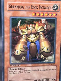 YUGIOH TCG: Granmarg The Rock Monarch FET-EN009 Super Rare 1st Edition *NM - Image 2
