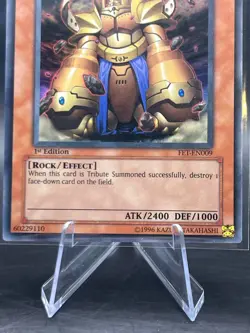 YUGIOH TCG: Granmarg The Rock Monarch FET-EN009 Super Rare 1st Edition *NM - Image 3