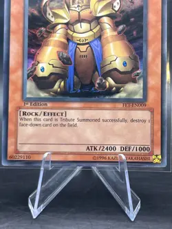 YUGIOH TCG: Granmarg The Rock Monarch FET-EN009 Super Rare 1st Edition *NM - Image 8