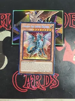 Yu-Gi-Oh TCG MP23-EN003 "Timaeus The United Dragon" 1st Prismatic SECRET RARE NM - Image 1