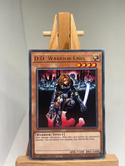 D.D. Warrior Lady - Gold Rare 1st Edition MAGO-EN110 - NM - YuGiOh - Image 3