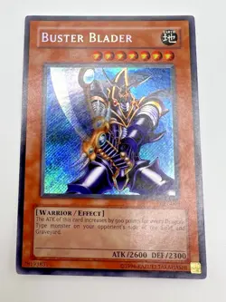 Vintage Yu-Gi-Oh Buster Blader (BPT-008) 2003 Collector's Tin Mod Play - Image 1