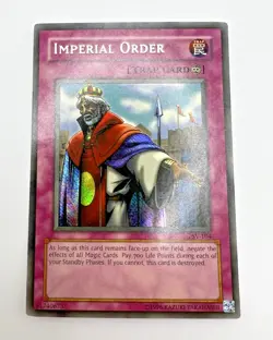 Vintage Yu-Gi-Oh! Imperial Order (PSV-104) Unlimited Secret Rare Mod Play - Image 1