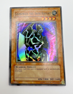 Vintage Yu-Gi-Oh! Gearfried The Iron Knight (PSV-101, 1st Edition) Light Play - Image 3