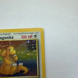 Dragonite 4/62 Rare Holo Unlimited Edition Pokemon Card TCG Fossil Near mint - Image 3