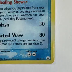 2004 Pokemon EX Milotic Holo Hidden Legends 12/101 PSA 7 - Image 6