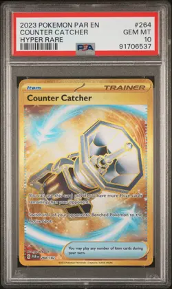 Pokemon Counter Catcher PSA 10 Hyper Rare 264/182 Paradox Rift *108 - Image 1
