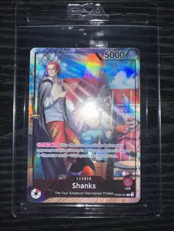MINT SEALED One Piece SHANKS OP09-001 - Promo Card PSA July 2025 - Image 4