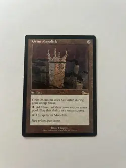 MTG Grim Monolith Urza's Legacy Magic the Gathering LP - Image 1