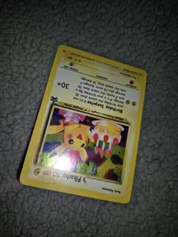 NM Pokemon _'s HAPPY BIRTHDAY PIKACHU Card BLACK STAR PROMO Set #24 Holo WOTC - Image 7