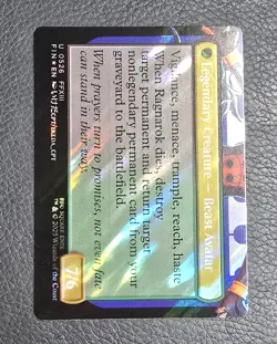 Fang, Fearless l'Cie (Borderless) (Surge Foil) Final Fantasy Foil MTG NM Magic - Image 2