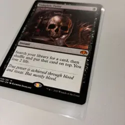 Vampiric Tutor MTG, Dominaria Remastered #108, Mythic Rare Black- Mint - Image 3