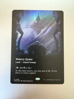 Watery Grave - 286 - MTG: Edge of Eternities -Borderless Viewport - FOIL - Image 1