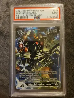 Digimon Card Game 2021 Classic Collection Machinedramon EX1-073 PSA 9 - Image 1