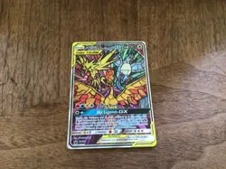 PokÃ©mon card Moltres & Zapdos & Arcticuno stained glass tag team SM210  - Image 1