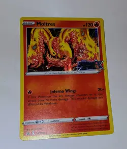 Pokemon - Moltres - SWSH185 - Sword & Shield Promo - Holo NM - Image 1