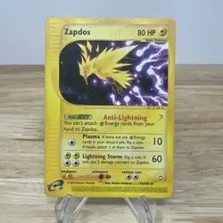 Pokemon TCG Card - Zapdos Aquapolis 44/147 Rare Regular Card - Image 1