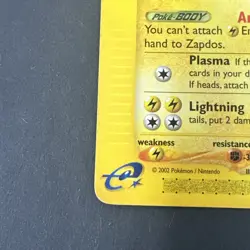 Pokemon TCG Card - Zapdos Aquapolis 44/147 Rare Regular Card - Image 4