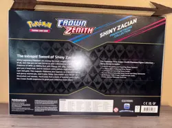 Crown Zenith Shiny Zacian Premium Figure Collection – Sealed Box – Pokémon TCG - Image 2