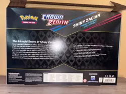 Crown Zenith Shiny Zacian Premium Figure Collection – Sealed Box – Pokémon TCG - Image 4