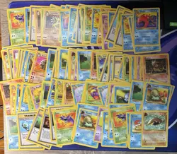 Pokémon Fossil Unlimited Card Lot of 120 non holos. WOTC   LP-HP - Image 1