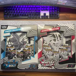POKEMON TCG 2x Binder Collection Black Bolt and White Flare In Hand ✅NEW SEALED - Image 10