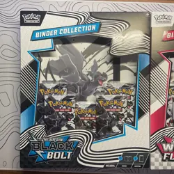 POKEMON TCG 2x Binder Collection Black Bolt and White Flare In Hand ✅NEW SEALED - Image 2