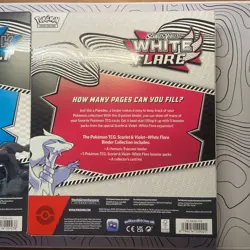POKEMON TCG 2x Binder Collection Black Bolt and White Flare In Hand ✅NEW SEALED - Image 6