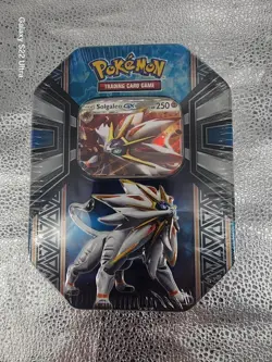 Pokemon TCG Tin- Alola Solgaleo GX Factory Sealed 2017 Sun & Moon Series. New - Image 2