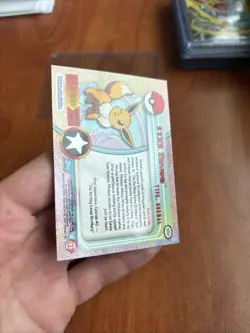 Topps Series 3 Pokémon TV Animation Card #133 Eevee Smooth Silver Foil NM - Image 8