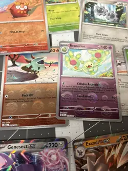 Pokémon Card Lot Black Bolt Klang 140/86 genesect ex Holos/reverse Holos - Image 8