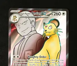 Pokémon Card - Team Rockets Persian EX 219/182 Destined Rivals Ultra Rare - NM ⭐ - Image 2