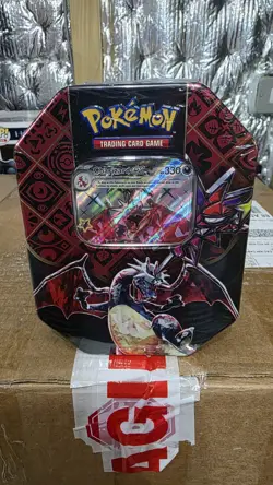 Pokémon TCG: Paldean Fates Charizard EX Tin (New And Sealed) - Image 6