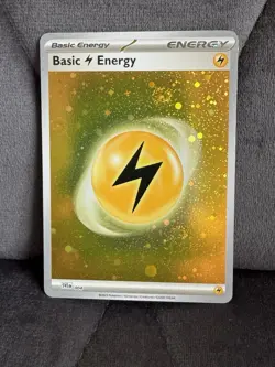 Pokemon 004 SVE Cosmos Holo Multiple Swirls Scarlet Violet Lightning Energy Card - Image 1