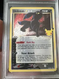Umbreon Gold Star 17/17 Celebrations Classic Collection PSA 10 GEM MT POKEMON - Image 2