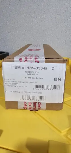 Pokemon TCG Scarlet & Violet PALDEA EVOLVED BOOSTER BOX CASE Sealed 6 Boxes - Image 1