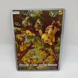 PIkachu Pokemon TCG Pocket Illustration Rare Immersive Textured Holo Custom - Image 1