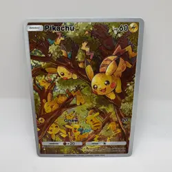 PIkachu Pokemon TCG Pocket Illustration Rare Immersive Textured Holo Custom - Image 3