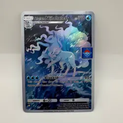 Alolan Ninetales Pokemon TCG Pocket Illustration Rare Textured Holo Custom - Image 3